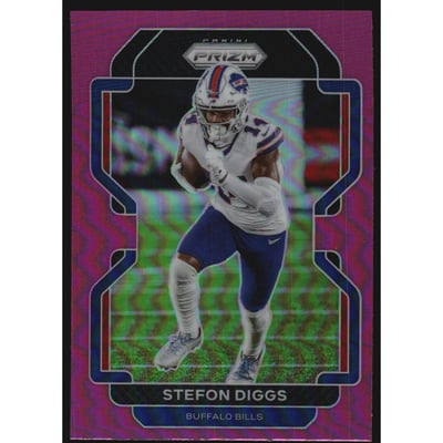 2021 Panini Prizm Prizms Pink #114 Stefon Diggs
