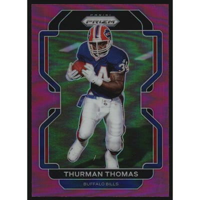 2021 Panini Prizm Prizms Pink #123 Thurman Thomas