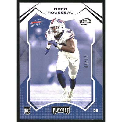 2021 Playoff 2nd Down #254 Greg Rousseau