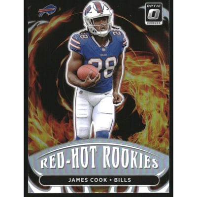 2022 Donruss Optic Red Hot Rookies #6 James Cook