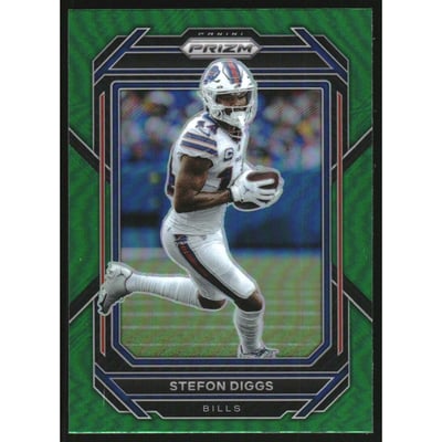 2022 Panini Prizm Prizms Green #31 Stefon Diggs