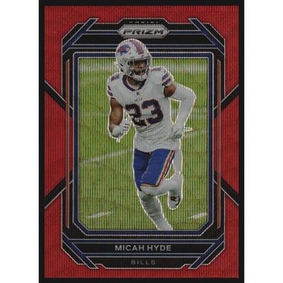 2022 Panini Prizm Prizms Red Wave #36 Micah Hyde