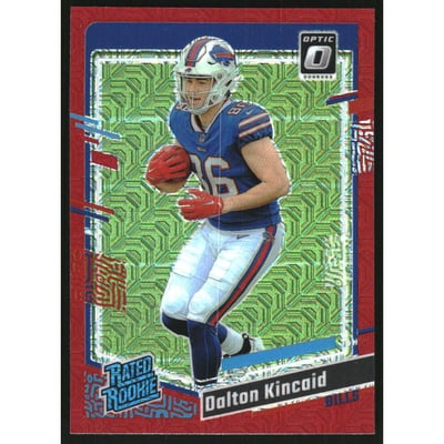 2023 Donruss Optic Red Mojo #211 Dalton Kincaid RR