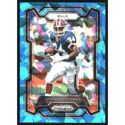 2023 Panini Prizm Prizms Blue Ice #34 Thurman Thomas