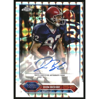 2023 Topps Composite Chrome Autographs Geometric Refractors #TCADBE Don Beebe