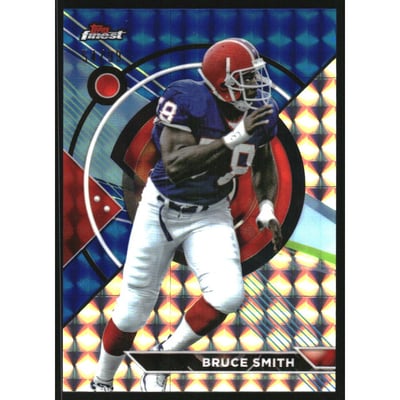 2023 Topps Composite Finest Blue Geometric Refractors #155 Bruce Smith