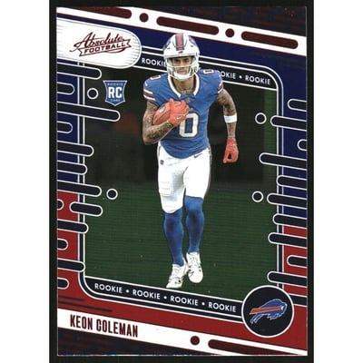 2024 Absolute Red and Blue #133 Keon Coleman