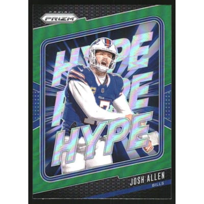 2024 Panini Prizm Hype Prizms Green #13 Josh Allen