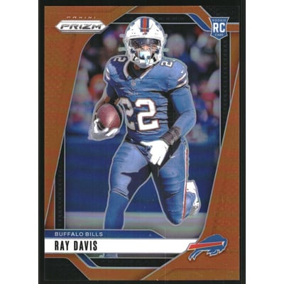2024 Panini Prizm Prizms Orange #382 Ray Davis