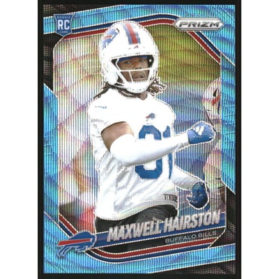 2025 Panini Prizm Prizms Blue Wave #360 Maxwell Hairston