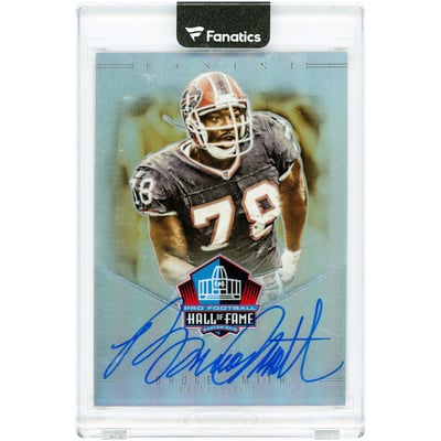 Bruce Smith Buffalo Bills Autographed 2024 Panini Hall Of Fame #HOF-BSM #5/50 Card