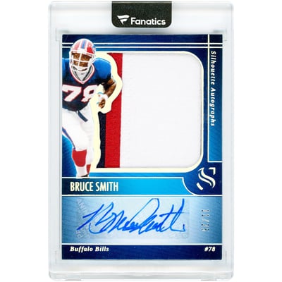 Bruce Smith Buffalo Bills Autographed 2025 Panini Silhouette Silver #SA-BSH #11/25 Card