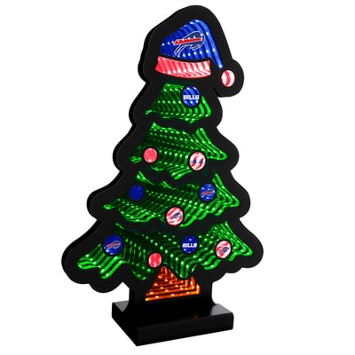 Buffalo Bills 12" Christmas Tree LED Infinity Light