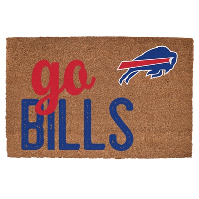Buffalo Bills 20" x 30" Go Team Coir Door Mat
