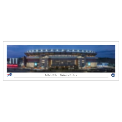Buffalo Bills Highmark Stadium 13.5'' x 40'' Unframed Panoramic