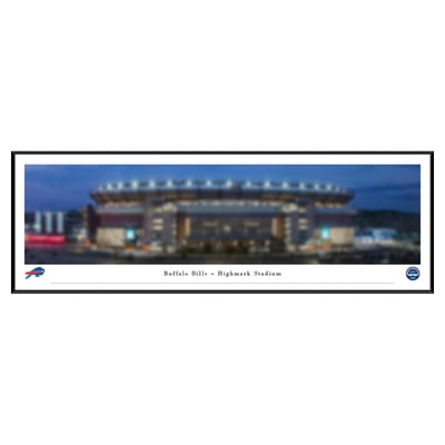 Buffalo Bills Highmark Stadium 13.75'' x 40.25'' Standard Framed Panoramic