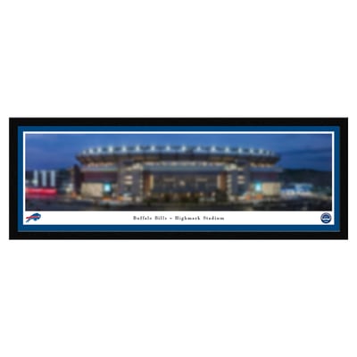 Buffalo Bills Highmark Stadium 15'' x 41.5'" Select Frame Panoramic