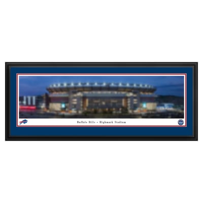 Buffalo Bills Highmark Stadium 18'' x 44'' Deluxe Frame Panoramic