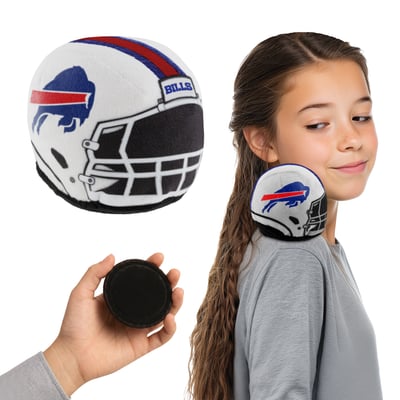 Buffalo Bills Plush Magnetic Toy Helmet Shoulder Buddy
