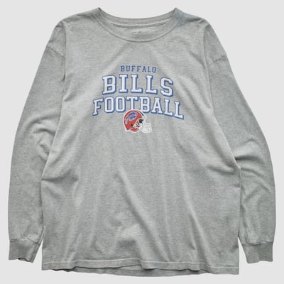 Buffalo Bills Reebok 2000s Long Sleeve T-shirt - Heather Gray - XL by Fanatics Real Vintage