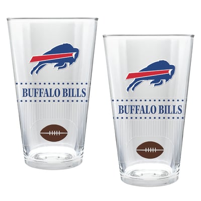 Buffalo Bills Two-Piece 16oz. Stadium Pint Glass Set