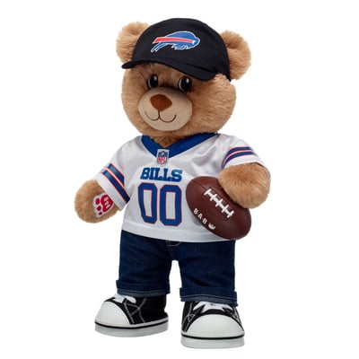  Buffalo Bills Build-A-Bear Happy Hugs Teddy Bear Gift Set