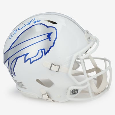 Dalton Kincaid Buffalo Bills Autographed Fanatics Authentic Riddell Rivalry Speed Authentic Helmet