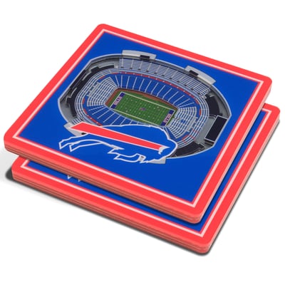 Buffalo Bills Fanpoint 3D StadiumView Coasters