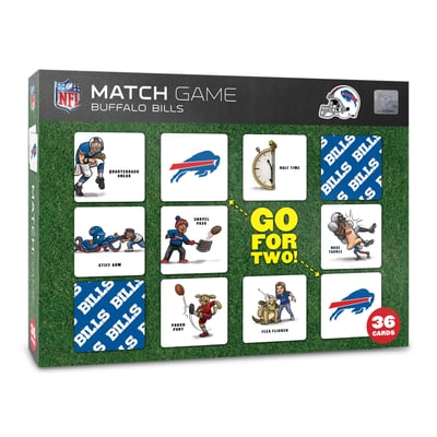 Buffalo Bills Fanpoint Licensed Memory Match Game