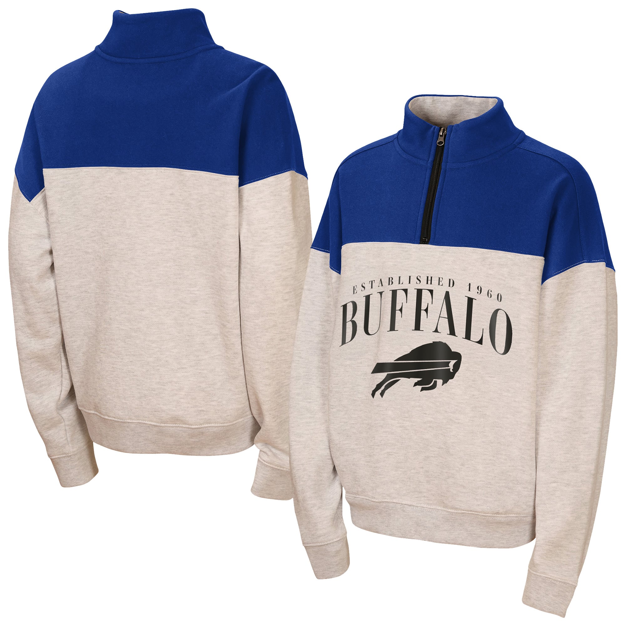 WEAR by Erin Andrews Buffalo Bills Girls Youth Heather Gray Blitz ...