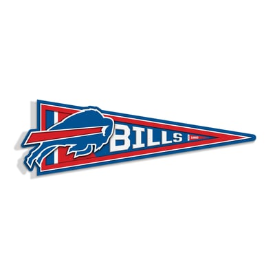 Buffalo Bills IDNA 23" 3D Pennant Wall Art