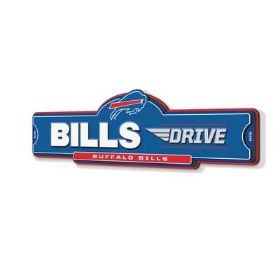 Buffalo Bills IDNA 3D Street Sign