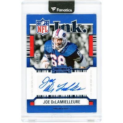 Joe Delamielleure Buffalo Bills Autographed 2024 Panini Contenders NFL Ink #INK-JDE #1/99 Card 