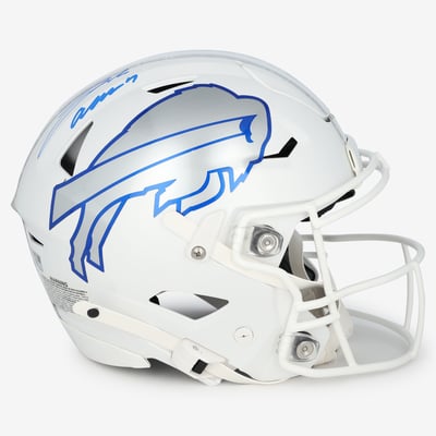 Josh Allen Buffalo Bills Autographed Fanatics Authentic Riddell Rivalry SpeedFlex Authentic Helmet
