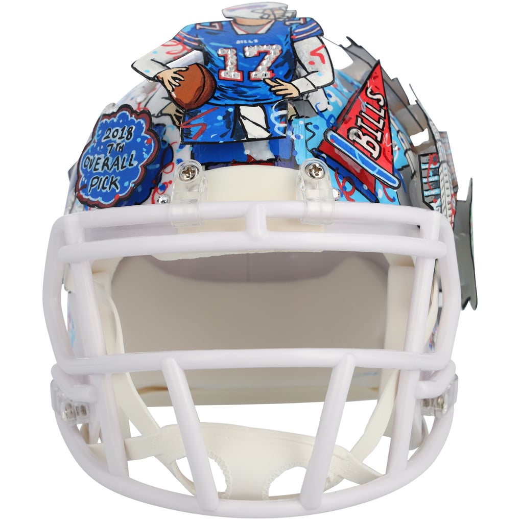 Josh Allen Buffalo Bills Autographed Fanatics Authentic Riddell  display picture 1