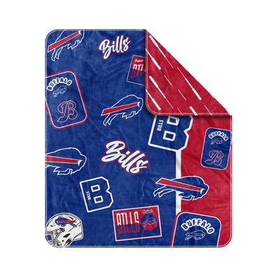 Buffalo Bills Logo Brands 50" x 60" Dream Weave Throw Blanket