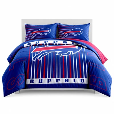Buffalo Bills Logo Brands Momentum 5-Piece Full/Queen Bedding Set