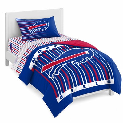 Logo Brands Buffalo Bills Momentum Bed In A Bag - Twin