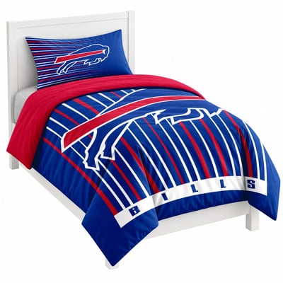 Buffalo Bills Logo Brands Momentum Two-Piece Twin Bedding Set