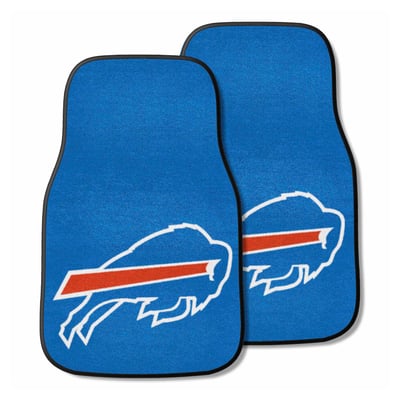 Buffalo Bills Logo Brands Two-Piece Carpet Car Mat Set