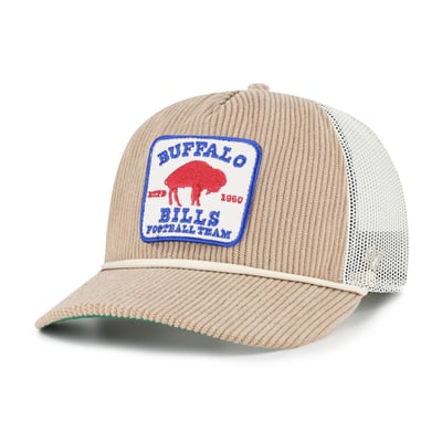 Buffalo Bills '47 Throwback Cordlandia Hitch Adjustable Hat - Khaki