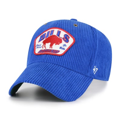 Buffalo Bills '47 Throwback Accordia Corduroy MVP Adjustable Hat - Royal