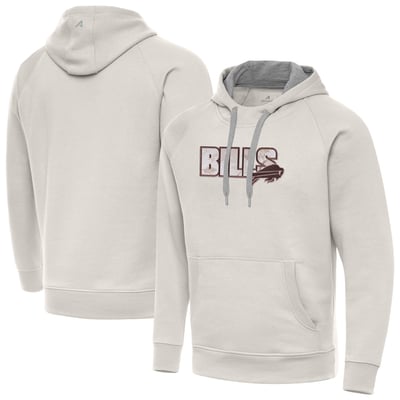 Buffalo Bills Antigua Woodland Camo Victory Hoodie - Cream