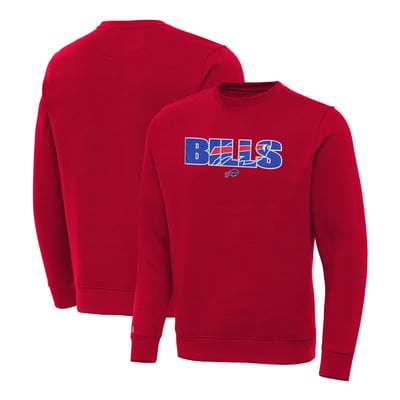 Buffalo Bills Antigua Woodland Camo Victory Sweatshirt - Red