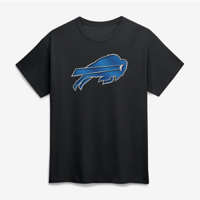 Buffalo Bills Big & Tall Forged Mascot T-Shirt - Black