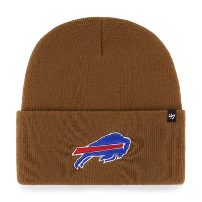 Buffalo Bills Carhartt x '47 Cuffed Knit Hat - Brown
