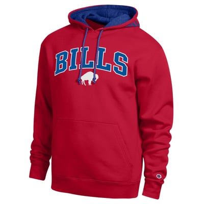  Buffalo Bills Champion Contrast Hoodie - Red/Royal