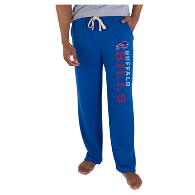  Buffalo Bills Concepts Sport Mainstream French Terry Tri-Blend Sweatpants - Royal