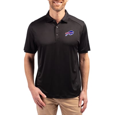 Buffalo Bills Cutter & Buck  Forge Eco Stretch Recycled Polo - Black