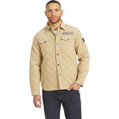 Buffalo Bills Darius Rucker Collection by Fanatics Button-Up Thin-Wale Corduroy Shacket - Tan